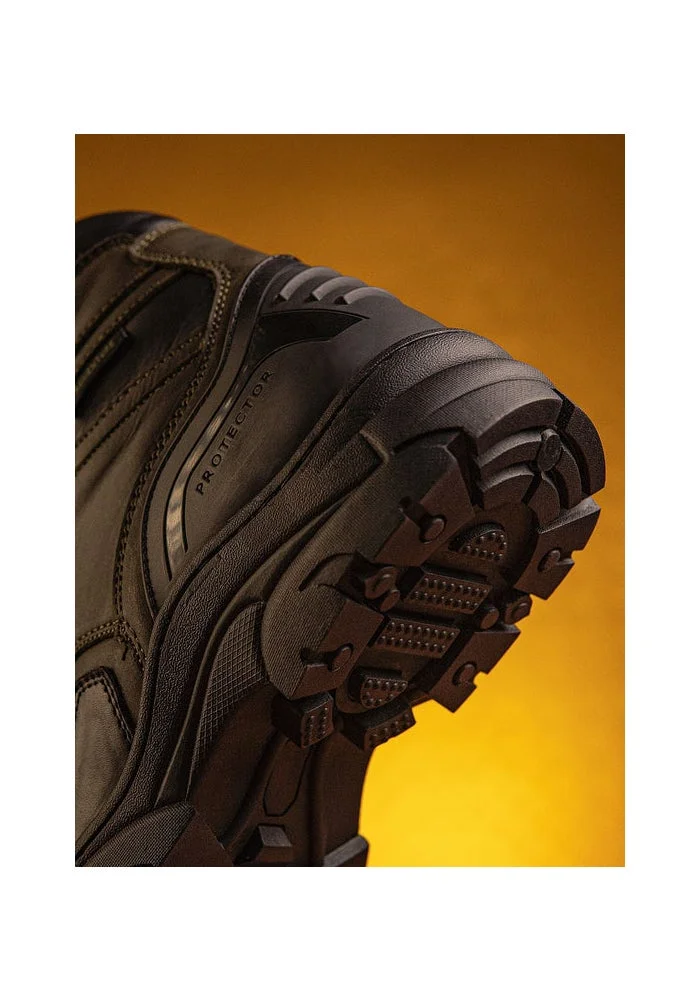 Bacca Bucci Forest Green Bacca Bucci PROTECTOR Leather Motorcycle Boots for Men for Men | Best Price UAE